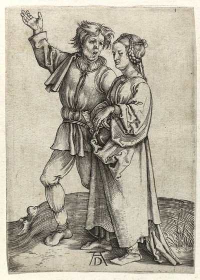 Pareja de campesinos, c.1497 de Albrecht Dürer