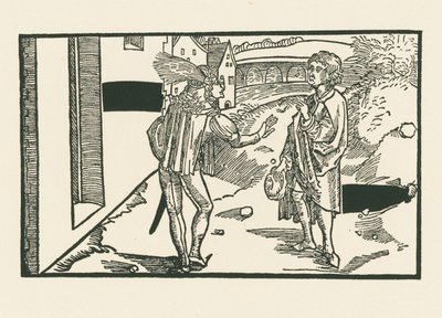 Fedria y Parmeno, c.1492-93 (xilografía) de Albrecht Dürer or Duerer