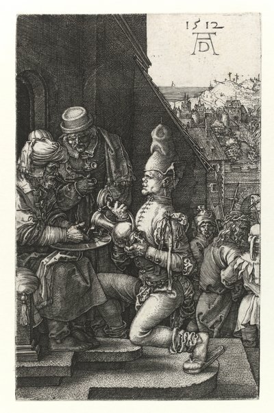 Pilato se lava las manos, 1512 de Albrecht Dürer