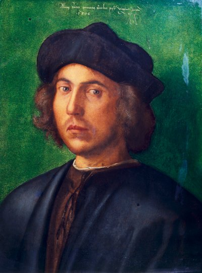 Retrato de joven de Albrecht Dürer