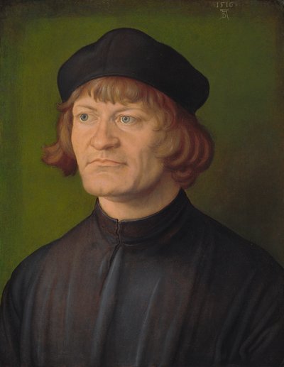 Retrato de un clérigo (¿Johann Dorsch?) de Albrecht Dürer
