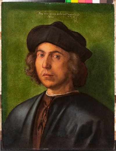 Retrato de un joven de Albrecht Dürer
