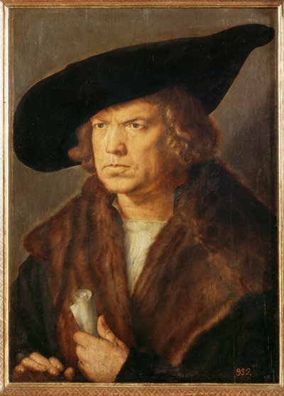 Retrato de un hombre desconocido de Albrecht Dürer or Duerer