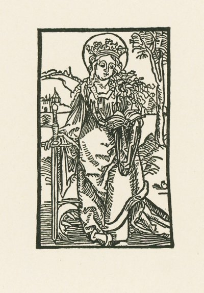 Santa Catalina de Albrecht Dürer or Duerer
