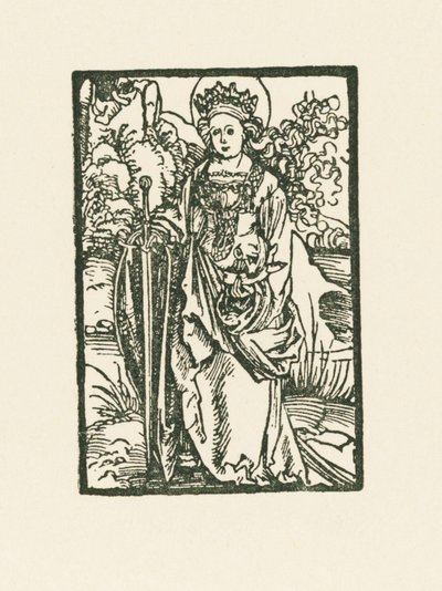 Santa Catalina de Albrecht Dürer or Duerer