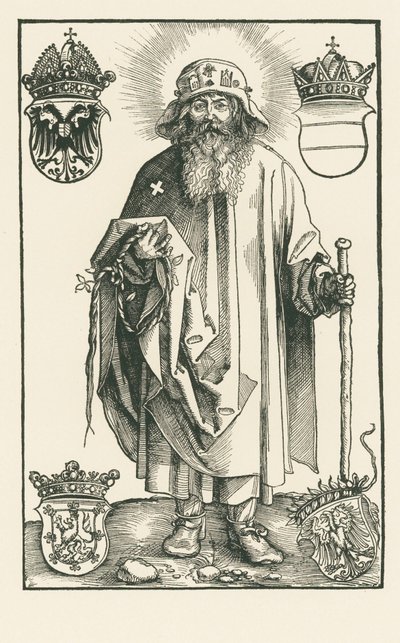 San Colomán como peregrino de Albrecht Dürer or Duerer
