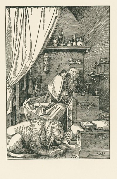 San Jerónimo en su celda de Albrecht Dürer or Duerer