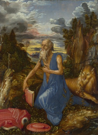 San Jerónimo en el desierto de Albrecht Dürer