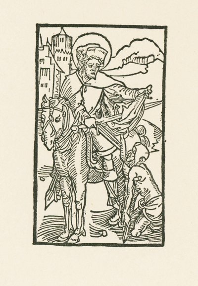 San Martín de Tours de Albrecht Dürer or Duerer