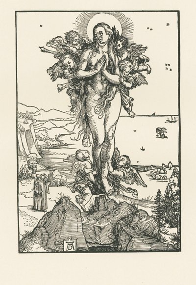 Santa María Magdalena en éxtasis, c.1504-05 (xilografía) de Albrecht Dürer or Duerer