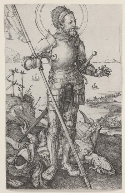 San Jorge a Pie de Albrecht Dürer