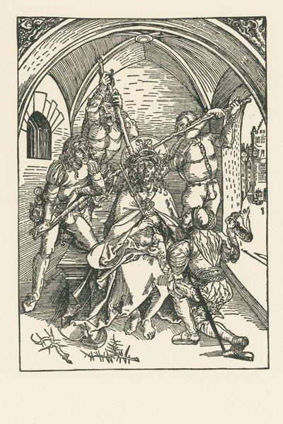 La coronación de espinas, c.1500 (xilografía) de Albrecht Dürer or Duerer
