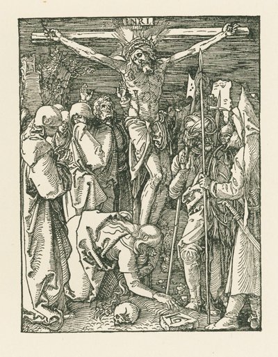 La Crucifixión, c.1509 (xilografía) de Albrecht Dürer or Duerer
