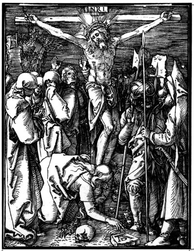 La Crucifixión, de La Pequeña Pasión, c.1509-11 de Albrecht Dürer