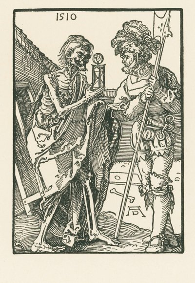 La muerte y el Landsknecht de Albrecht Dürer or Duerer