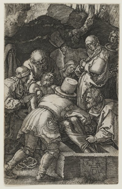 El Entierro de Cristo de Albrecht Dürer