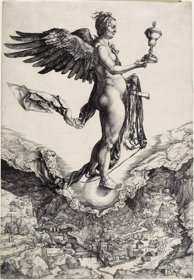 La gran fortuna, c. 1501-1502 de Albrecht Dürer