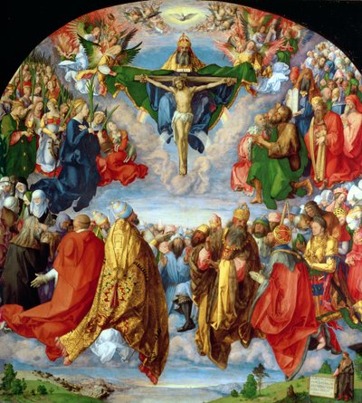 El retablo de Landauer, Día de Todos los Santos de Albrecht Dürer