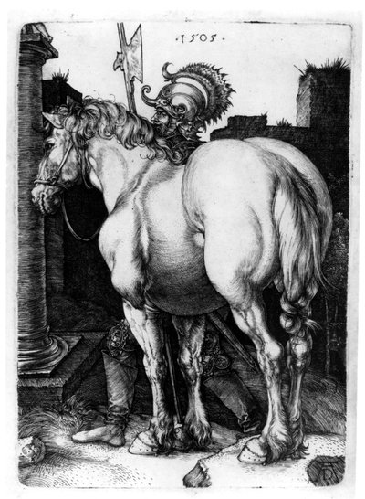 El gran caballo, 1509 de Albrecht Dürer