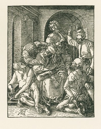 El escarnio de Cristo, c.1508-09 (xilografía) de Albrecht Dürer or Duerer