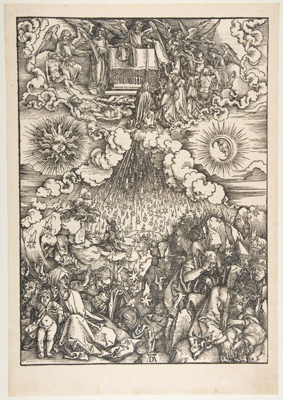 La apertura del quinto y sexto sello, del Apocalipsis de Albrecht Dürer