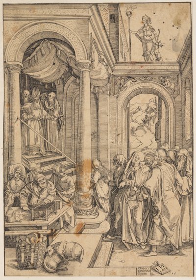 Presentación de la Virgen en el Templo de Albrecht Dürer