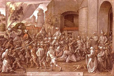El camino al Calvario de Albrecht Dürer