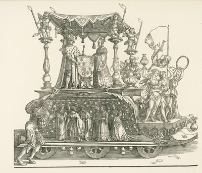 El Pequeño Coche Triunfal o El Matrimonio Borgoñón de Albrecht Dürer or Duerer