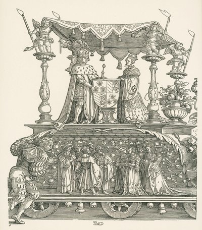 El Pequeño Coche Triunfal o El Matrimonio Borgoñón de Albrecht Dürer or Duerer