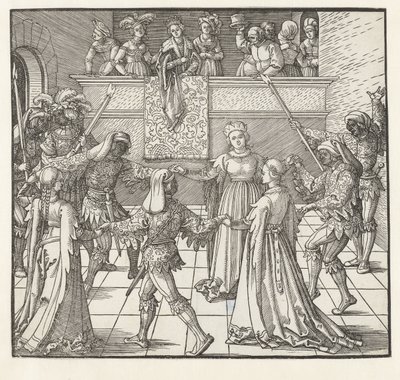 El baile de las antorchas de Albrecht Dürer or Duerer