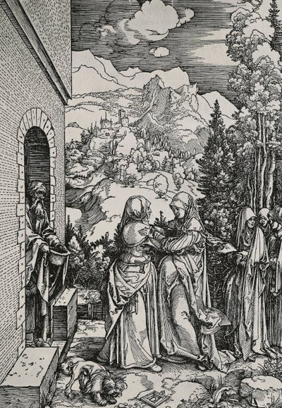 La Visitación de Albrecht Dürer