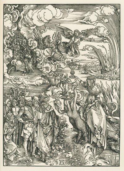 La ramera de Babilonia. El Apocalipsis de San Juan, c.1496-97 (xilografía) de Albrecht Dürer or Duerer
