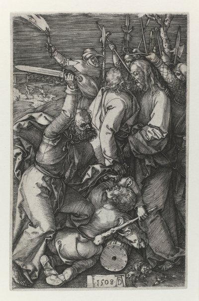 El arresto de Cristo, 1508 de Albrecht Dürer