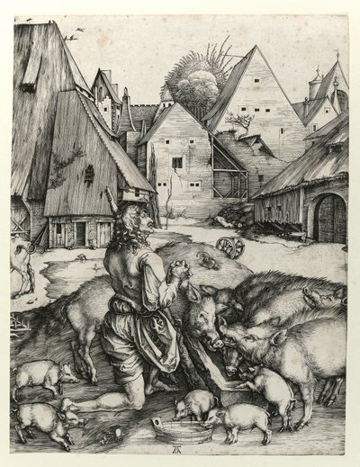 El hijo pródigo de Albrecht Dürer
