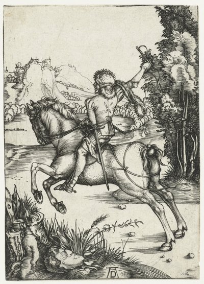 El pequeño mensajero de Albrecht Dürer or Duerer