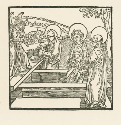Las tres Marías en el sepulcro de Cristo de Albrecht Dürer or Duerer