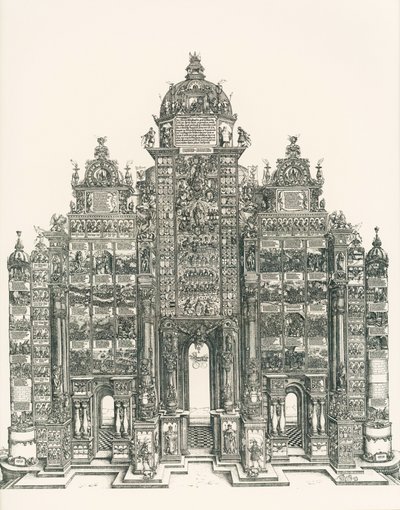 Arco de triunfo del emperador Maximiliano I de Albrecht Dürer or Duerer