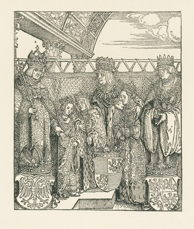 Arco de triunfo del emperador Maximiliano I de Albrecht Dürer or Duerer