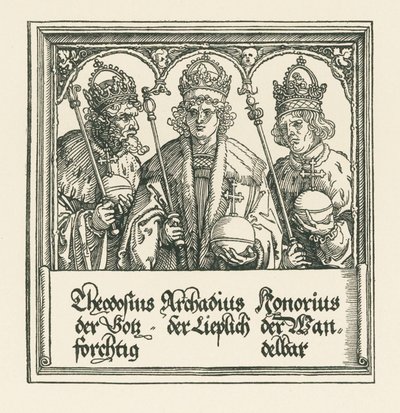 Arco de triunfo del emperador Maximiliano I de Albrecht Dürer or Duerer
