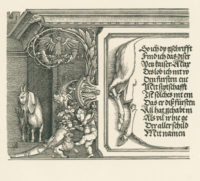 Arco de triunfo del emperador Maximiliano I de Albrecht Dürer or Duerer