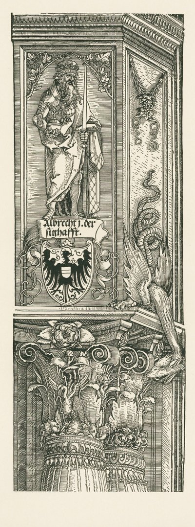 Arco de triunfo del emperador Maximiliano I de Albrecht Dürer or Duerer