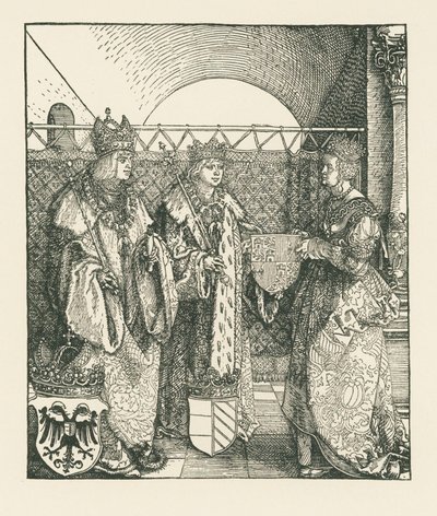 Arco de triunfo del emperador Maximiliano I de Albrecht Dürer or Duerer