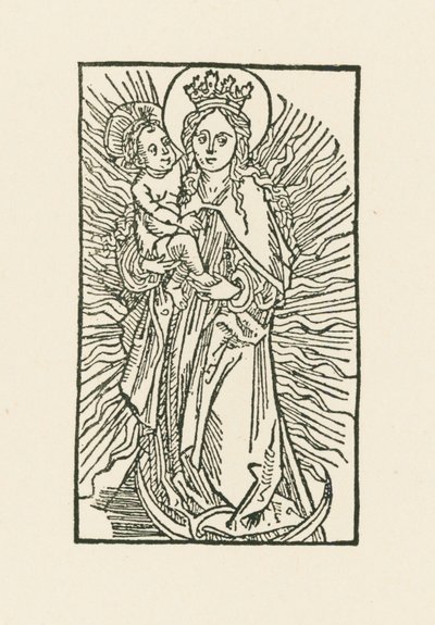 Virgen María al sol de Albrecht Dürer or Duerer
