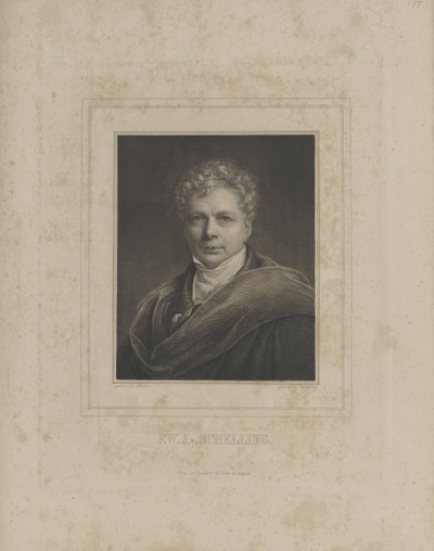 Friedrich Wilhelm Joseph Schelling 1775-1854, c. 1840 de Albrecht Fürchtegott Schultheiss