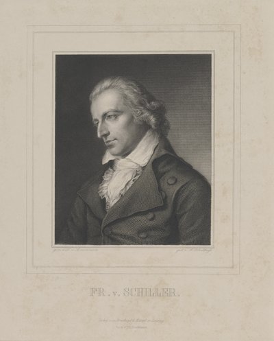 Retrato de Friedrich von Schiller 1759-1805, c. 1840 de Albrecht Fürchtegott Schultheiss