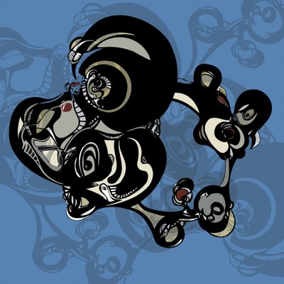 Formas orgánicas oscuras de Alejandra Winkhaus