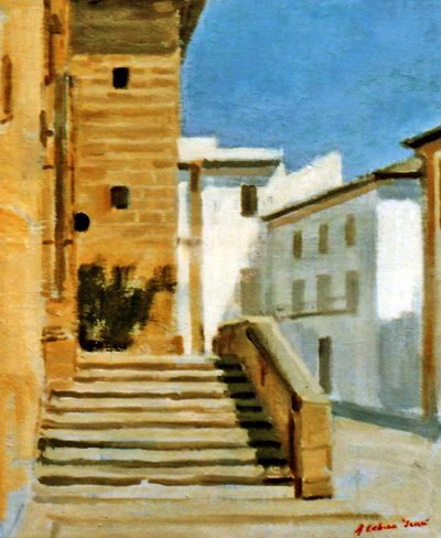 Plaza de la Iglesia de Jávea de Alejandro Cabeza