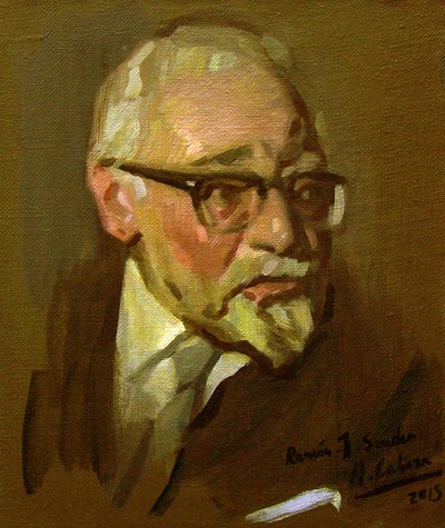Retrato de Ramón J. Sender de Alejandro Cabeza