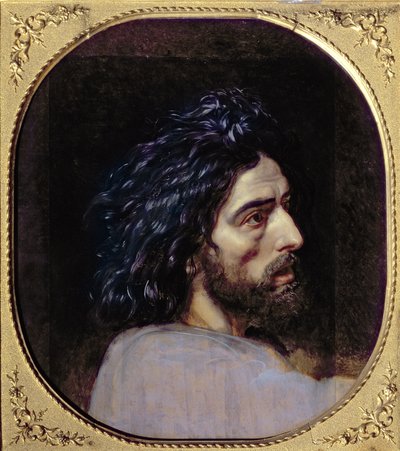 Cabeza de Juan el Bautista, estudio para 