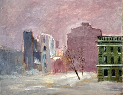 Paisaje bloqueado de Aleksandr Isaakovich Rusakov